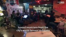 Budapest's world-famous orchestra swap concert halls for bar stools in mini-concerts