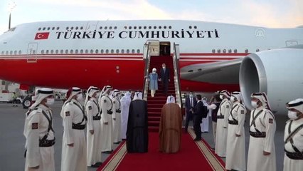 Cumhurbaşkanı Erdoğan, Katar'a geldi (2)
