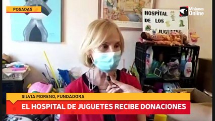 El hospital de juguetes recibe donaciones