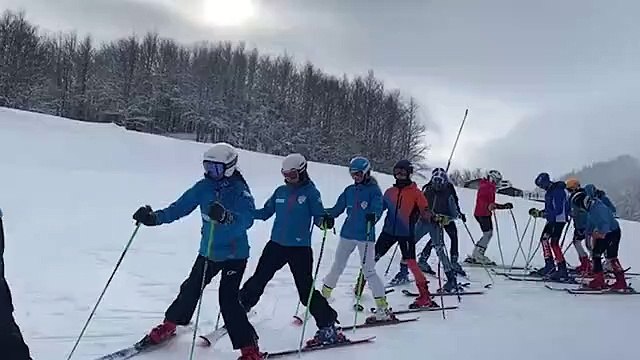 Sciare sul Cimone, video