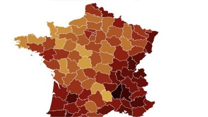 Covid-19 : le taux d’incidence supérieur à 500 dans 21 départements, notre carte de France