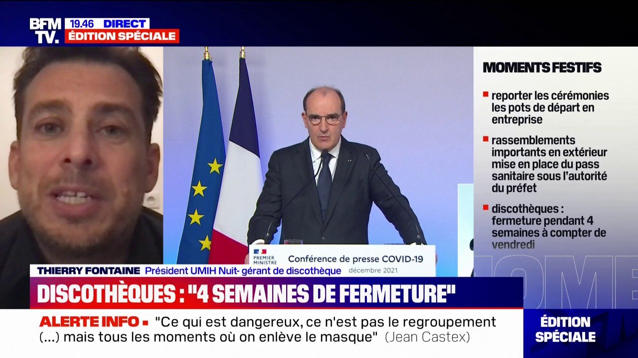 Pour le président de l'UMIH Nuit, la fermeture des discothèques "ne changera rien car les gens vont se ruer dans les bars"