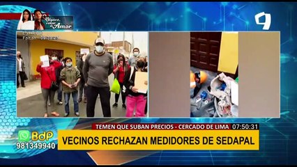 Video herunterladen: Reclaman a Sedapal por aumento de cobros de agua tras cambio de medidores