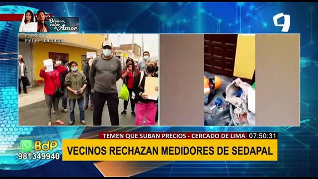 Reclaman a Sedapal por aumento de cobros de agua tras cambio de medidores