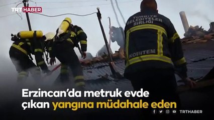 Yangına müdahale eden itfaiye eri çatıdan düşerek yaralandı
