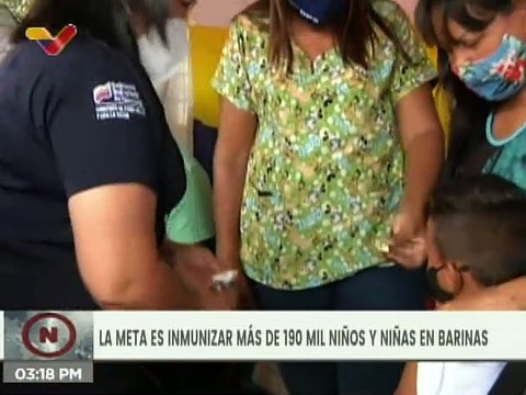 Activado en Barinas el Plan de Vacunación contra la COVID-19 a niños mayores de tres años de edad