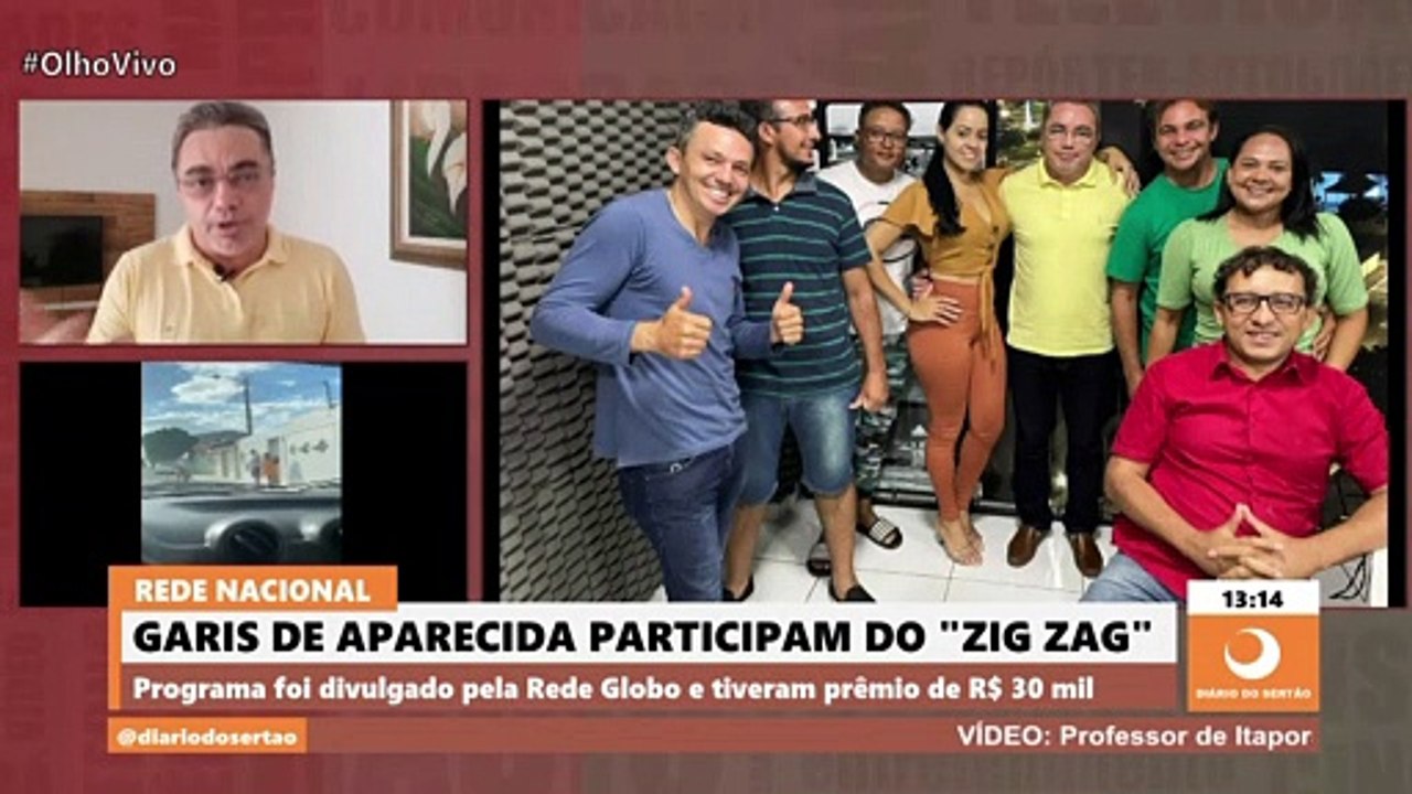 Garis da cidade de Aparecida vencem disputa em programa da Globo e ganham prêmio de R$ 30 mil