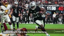 Raiders Have to Find a Way to Finish in Red Zone