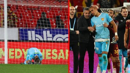 5 buçuk aylık bebeğini kaybeden İrfan Can Eğribayat maç sonrası duygusal anlar yaşadı