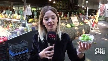 Yaz meyvesi erik kış tezgahında