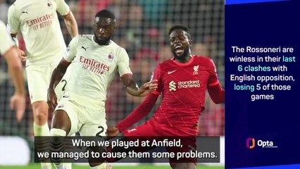 Milan's Tomori hoping to cause Liverpool problems at San Siro