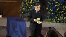 El italiano Parisi recibe en Roma el Nobel de Física