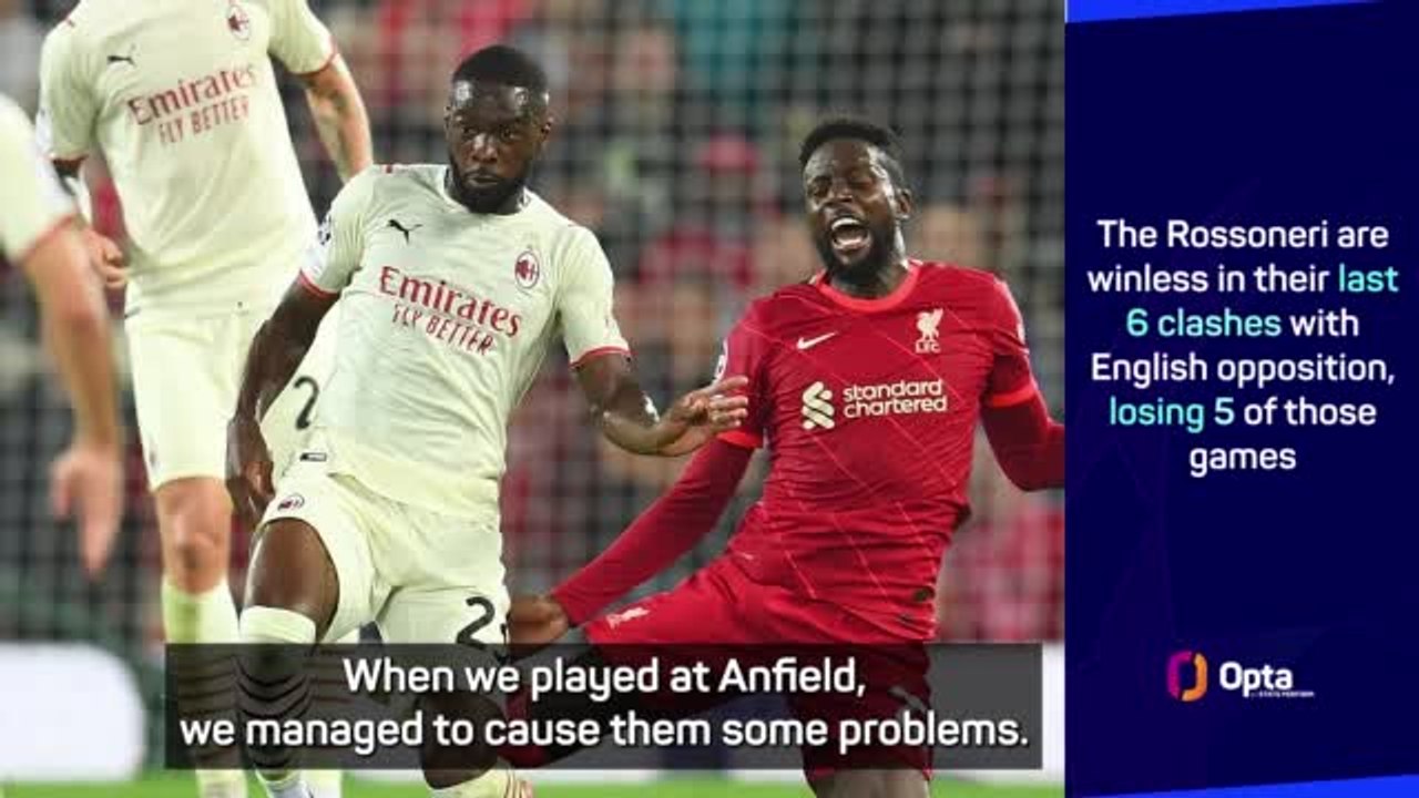 Milan's Tomori hoping to cause Liverpool problems at San Siro