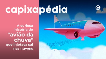 O "avião da chuva" que injetava sal nas nuvens do ES