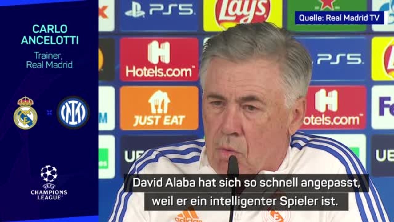 Ancelotti: “Alaba ist ein intelligenter Spieler”