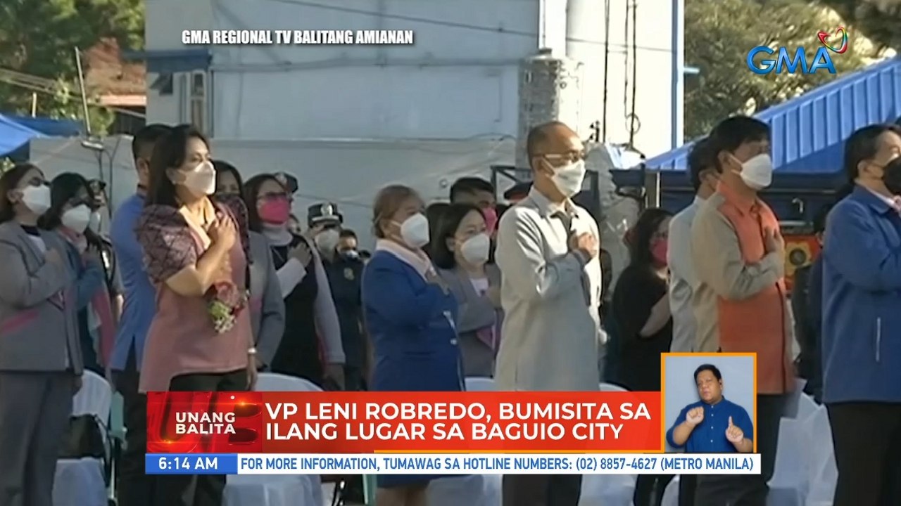 VP Leni Robredo, bumisita sa ilang lugar sa Baguio City | UB