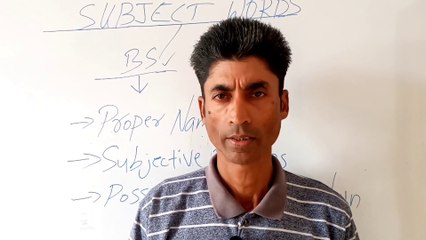 Subjective Pronouns in English.Used in Grammar.Krishnan R Learns