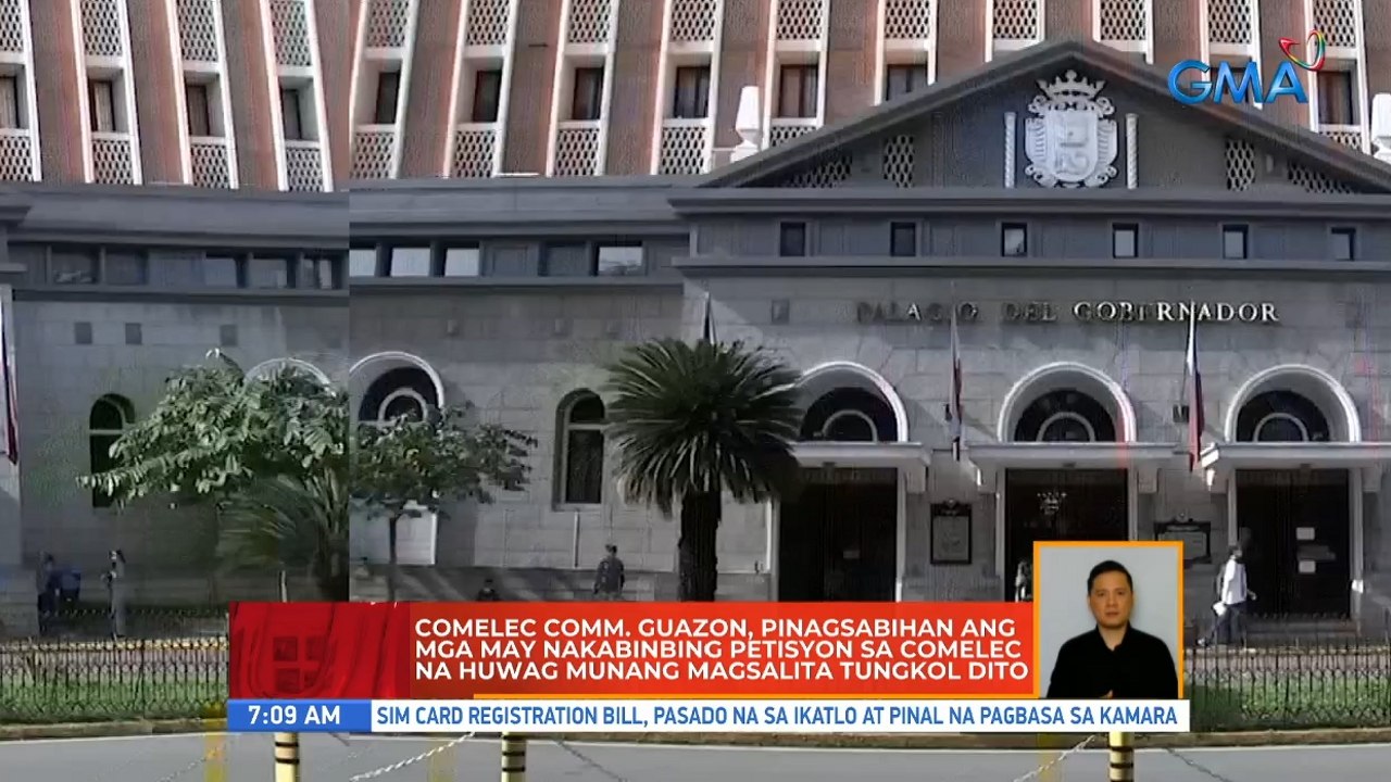 Comelec Comm. Guanzon, pinagsabihan ang mga may nakabinbing petisyon sa Comelec na huwag munang magsalita tungkol dito | UB
