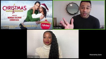 Corbin Bleu & Monique Coleman Praises Lifetime's A Christmas Dance Reunion Black Joy Representation