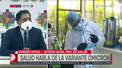 Ministerio de Salud: "Nuestras esperanzas son que Ómicron sea más leve y más transmisible"