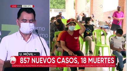 Sedes cruceño dice que se "está en el pico" de la tormenta epidemiológica