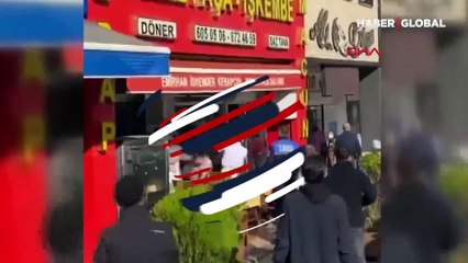 Esenyurt'ta esnaf ve zabıta saksı için birbirine girdi