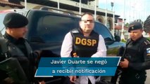 Imputan a Javier Duarte el delito de desaparición forzada