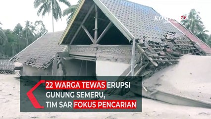 22 Warga Tewas Erupsi Gunung Semeru, Tim SAR Fokus Pencarian
