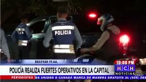 Cuerpos policiales realizan minuciosos operativos en Tegucigalpa y Comayagüela