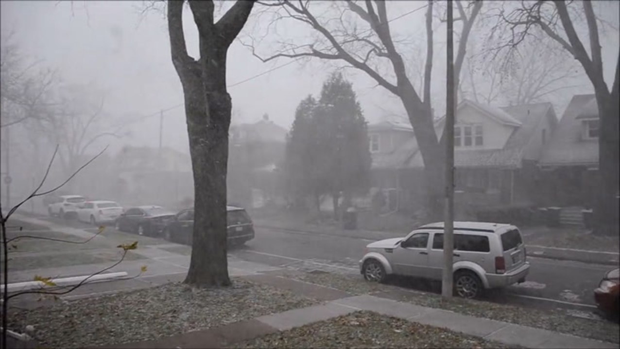 Snow, rain and wind as strong cold front arrives in the Northeast