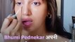 Actress Bhumi Pednekar Shares Makeup Tutorial Videos With Her Fans