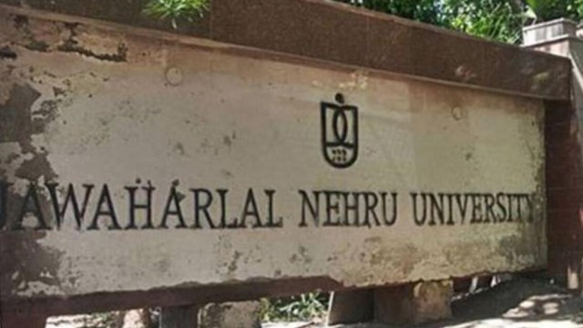 Protest in JNU on babri masjid demolition anniversary
