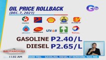Bigtime rollback sa presyo ng produktong petrolyo, epektibo ngayong araw | BT