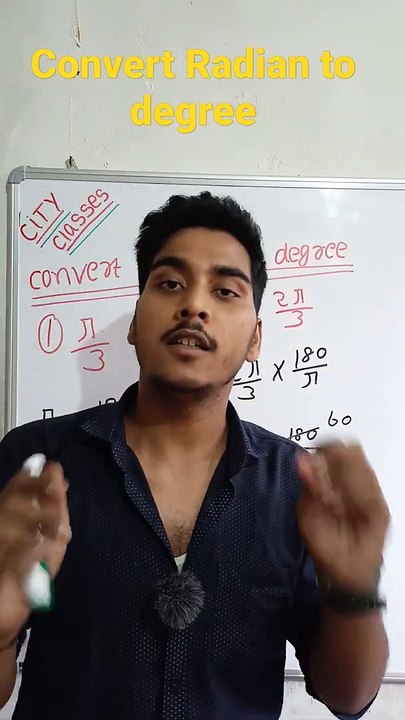 Convert Radian to Degree | Convert Radian to Degree in Hindi | Convert Radian to Degree mathematical tool #cityclasses