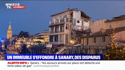 Effondrement d'un immeuble à Sanary: la piste d'une explosion due au gaz évoquée par le préfecture