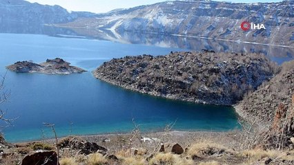 Dünyanın ikinci büyük krateri beyaz gelinliğini giydi