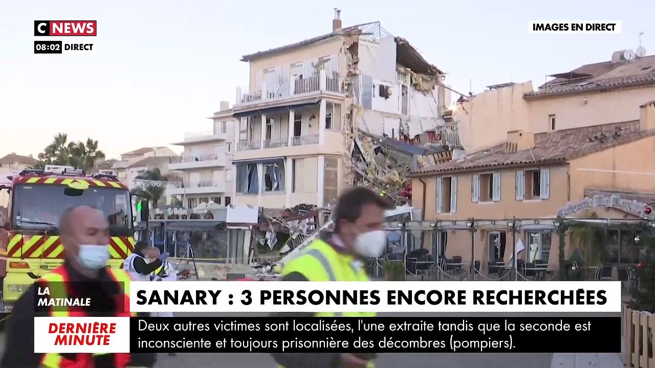 Sanary-sur-Mer - Un immeuble s'est effondré cette nuit dans le quartier du Port : Au moins 5 personnes sont bloquées sous les décombres et 4 autres ont été blessées