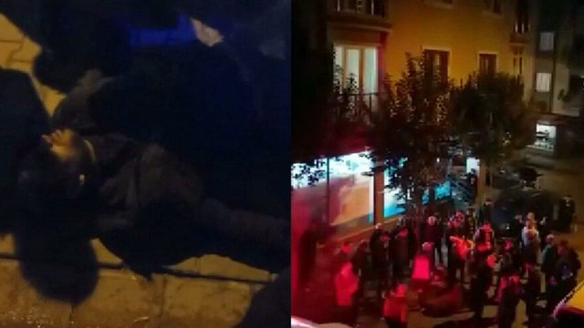 Köpeğini gezdiren kadına cinsel organını gösterdi, bayılana kadar dövdüler