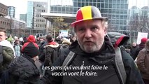 Belgique: une manifestation contre les mesures sanitaires tourne mal à Bruxelles
