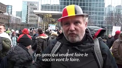 Belgique: une manifestation contre les mesures sanitaires tourne mal à Bruxelles