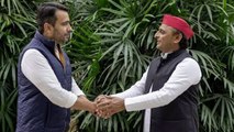 Watch: Akhilesh Yadav holds joint rally with RLD's Jayant Chaudhary in Meerut 