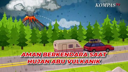 Hati-hati Berkendara Saat Hujan Abu, Simak Tipsnya Berikut Ini