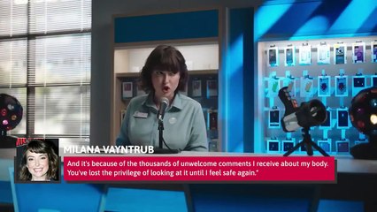 Why Lily Isn't Showing Her Body In AT&T's NCAA Commercials