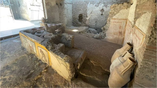 Histoire : à Pompéi, les vestiges d'un fast-food antique s'ouvrent aux visiteurs