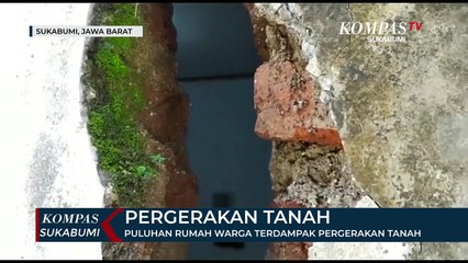 Puluhan Rumah Warga Terdampak Pergerakan Tanah