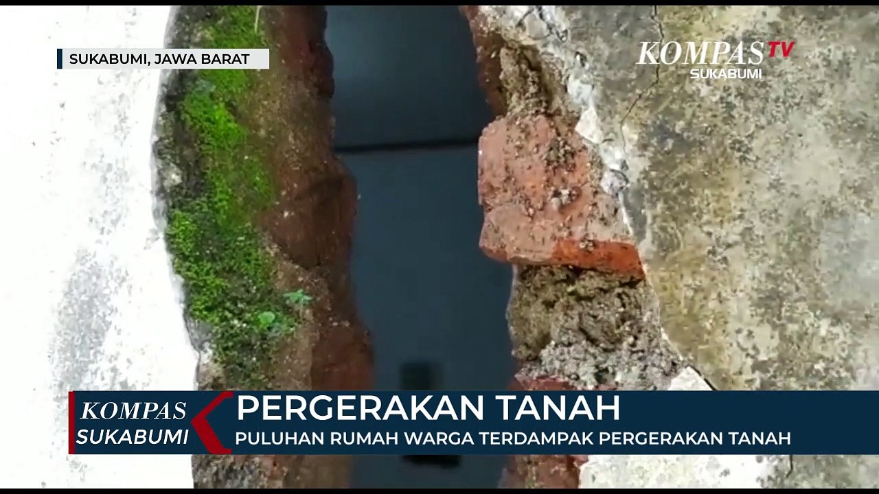 Puluhan Rumah Warga Terdampak Pergerakan Tanah