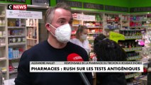 Le rush des tests antigéniques en pharmacie