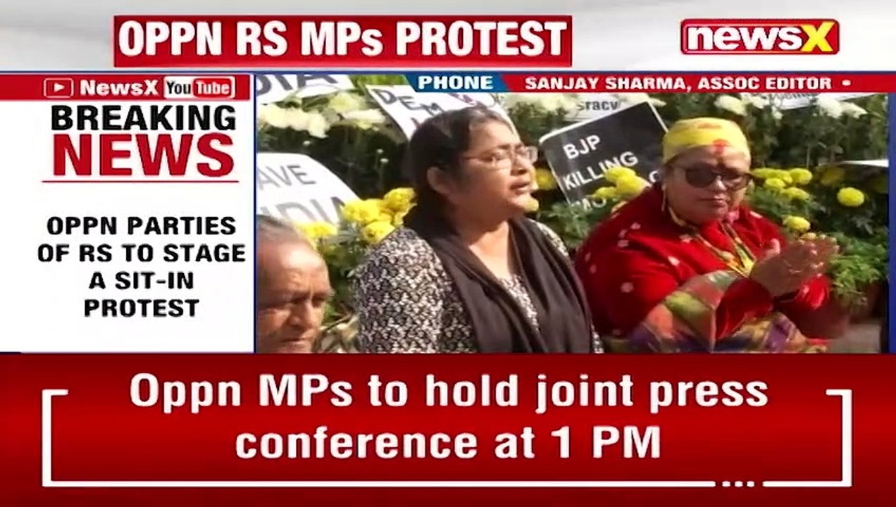 All Oppn Leaders To Protest Near Gandhi Statue To Be Held Tomorrow At 5 PM NewsX