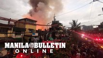 Fire hits residential area in San Andres, Manila