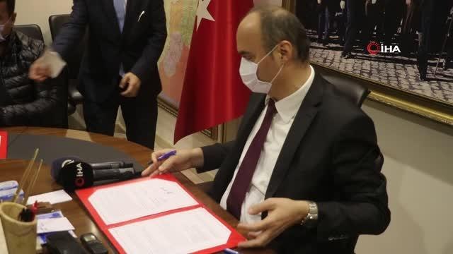 Enez'e yapılacak acil sağlık hizmetleri istasyonu için protokol imzalandı